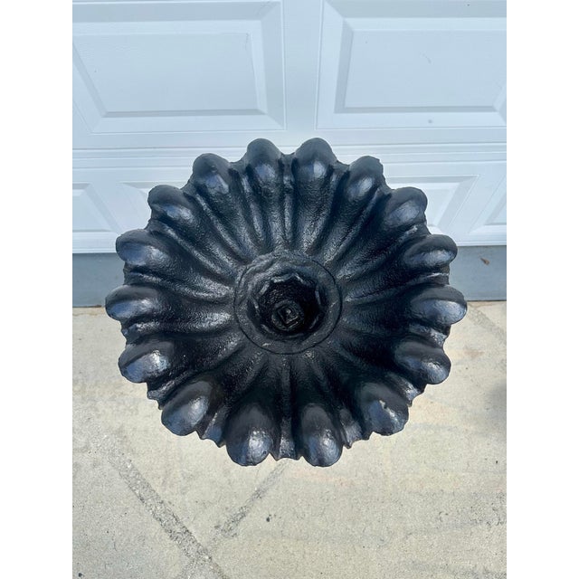 19th Century Cast Iron Fountain/Bird Bath C.C.Anderson & Sons For Sale In West Palm - Image 6 of 11