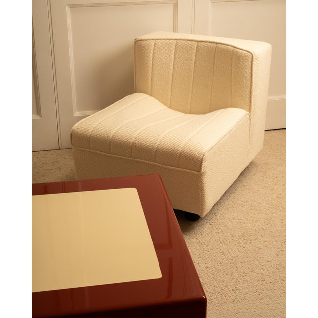 Beige Lacquered Coffee Table, 1970s For Sale - Image 8 of 9