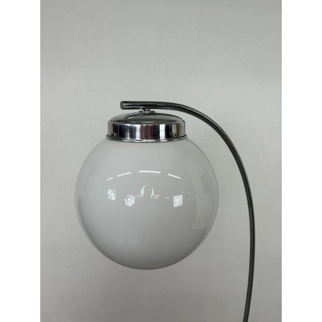1970s Mid-Century Modern Glass Floor Lamp, 1970s For Sale - Image 5 of 11