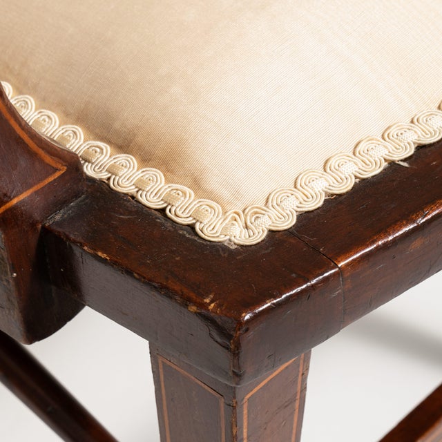 Edwardian Inlaid Mahogany Armchair, Antique, United Kingdom, 19th Century For Sale - Image 12 of 14