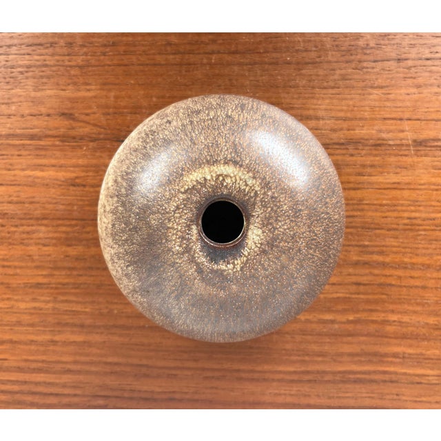 Mid-Century Modern Danish Studio Pottery Oil Lamp from Aage Würtz, 1960s For Sale - Image 6 of 11