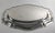 1950s Mid-Century French Christofle-Gallia Scalloped Silver-Plated Serving Platter (1940s-1950s) For Sale - Image 5 of 6