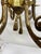 Hollywood Regency Brass Tassel Chandelier, Six Arms, Hollywood Regency Design For Sale - Image 3 of 10