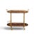 Metal Aldo Tura Mid Century Italian Lacquered Goatskin and Brass Bar Cart For Sale - Image 7 of 10
