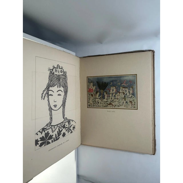 Brown 1910s Illustrated Quarto, Pamela Bianco's Flora - a Book of Drawings With Illustrative Poems For Sale - Image 8 of 12