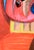 Abstracted Cubist Turkey Portrait in Pastel on Paper Brightly colored abstract portrait by Michael William Eggleston...