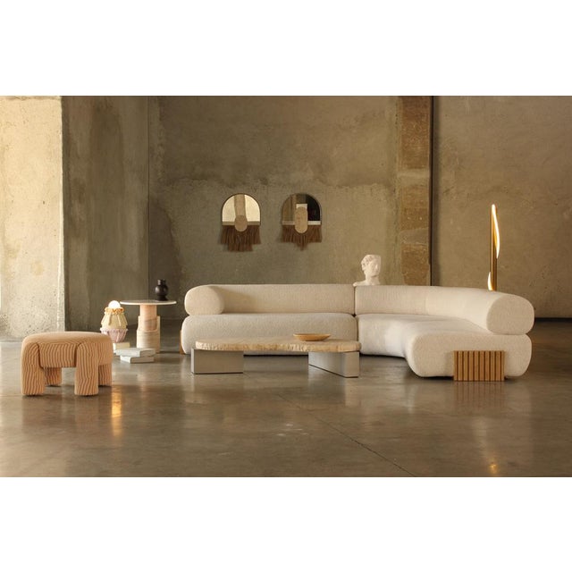 New! Dooq! Carmel Pouf from Dooq Details For Sale - Image 4 of 12