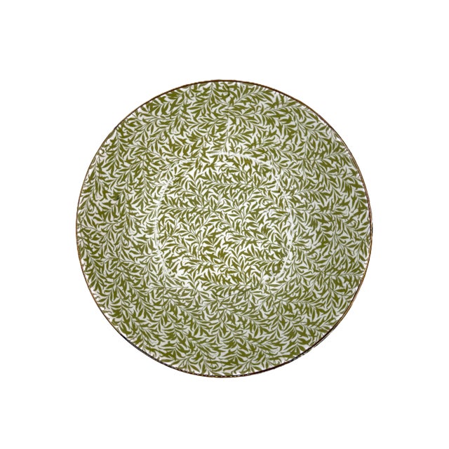 English Morris & Co. Strawberry Thief Porcelain Soup Bowls - Set of 4 For Sale - Image 3 of 10