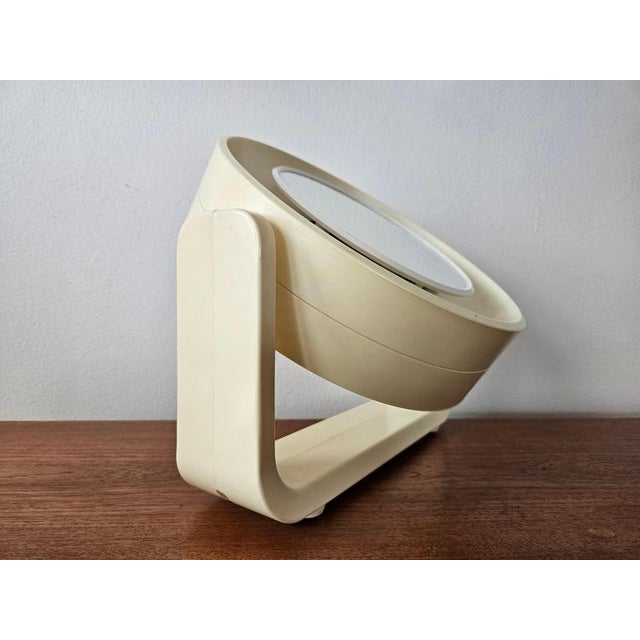 Mid-Century Backlit Table Mirror from Allstar, Germany, 1970s For Sale - Image 6 of 16