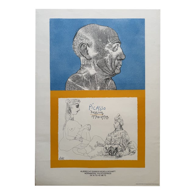 Picasso: Drawings Exhibition Poster from Michael Mathias Prechtl, 1970s For Sale