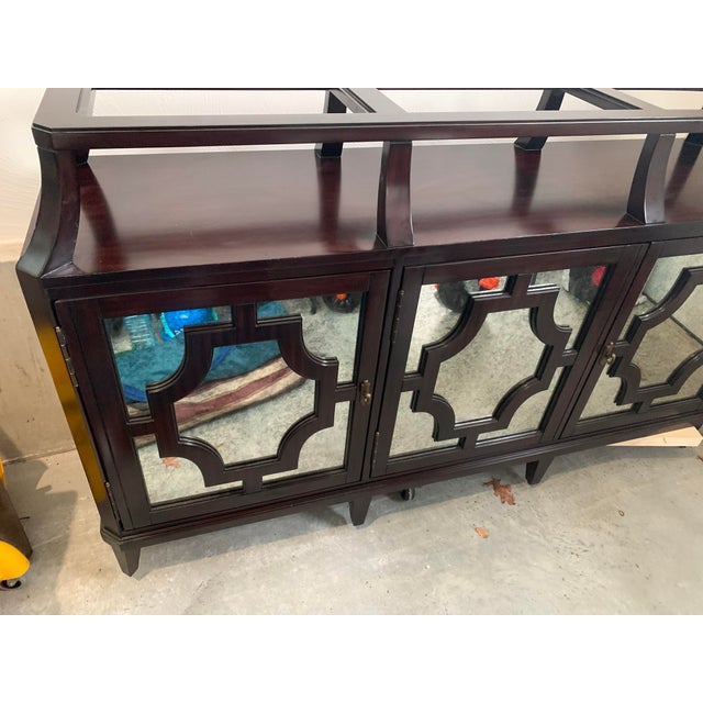 Lexington Kensington Place Wellshire Antique Mirrored Mahogany Sideboard For Sale - Image 16 of 17