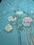 Chinoiserie Style Hand-Painted Wallpaper, Turquoise Floral & Bird Mural, Wall Panels for Living Spaces For Sale - Image 4 of 9