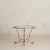 1940s French Gilt Iron Cocktail Table with Églomisé Glass Top, 1940s For Sale - Image 5 of 11