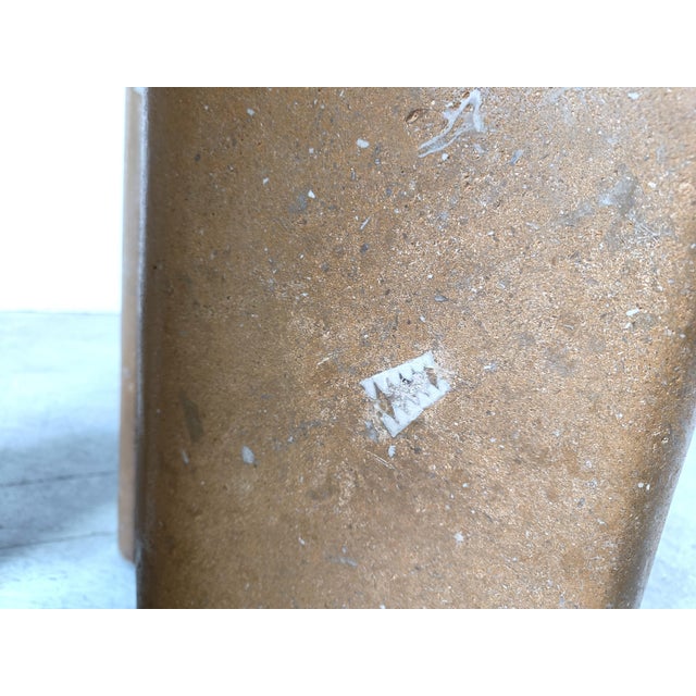 Glass Fossil Stone Dining Table, 1970s For Sale - Image 7 of 13