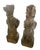 1990s Pair of Gothic Revival Cast Stone Seated Grotesque Garden Guardians For Sale - Image 4 of 8