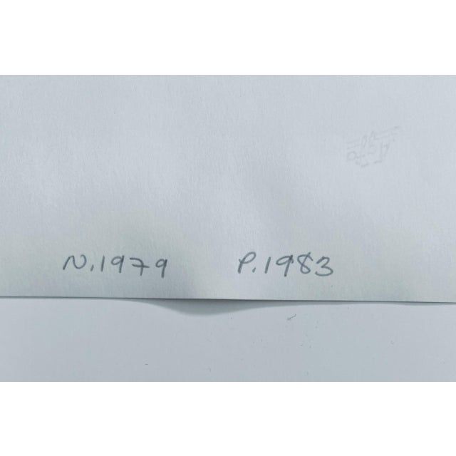 Printmaking Materials Susan Hacker, Vintage Silver Gelatin Print Photo Israel Museum Sculpture Jerusalem Photograph, 1983 For Sale - Image 7 of 9