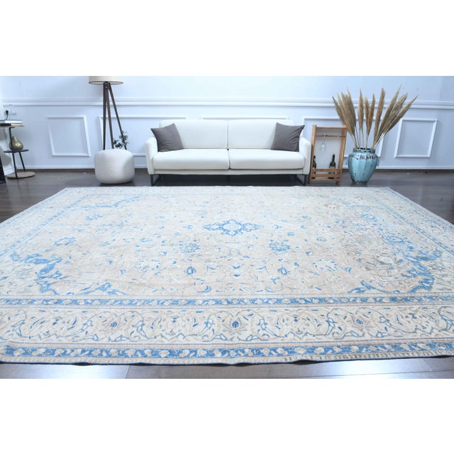 Vintage Persian Hand-Knotted area rug is a semi-antique vintage area rug. The ' 70s Eastern region of Anatolian's unique...