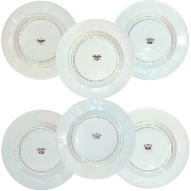 Vintage Theodore Haviland Porcelain Game Bird Plates by Edwin Megargee - Set of Six For Sale - Image 14 of 14