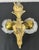 Vintage French Ornate Glass Double Arm Wall Sconces, Set of 2 For Sale - Image 9 of 11