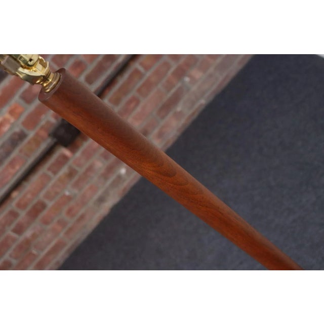 Mid Century Danish Modern Sculptural Solid Teak Floor Lamp For Sale - Image 11 of 18