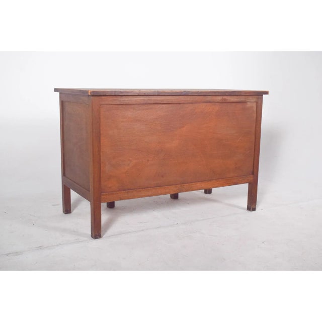 Mid-Century Portuguese Desk in Wood from Olaio, 1950s For Sale - Image 12 of 14
