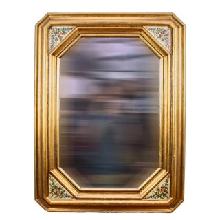 Vintage Gilt Wood Mirror For Sale