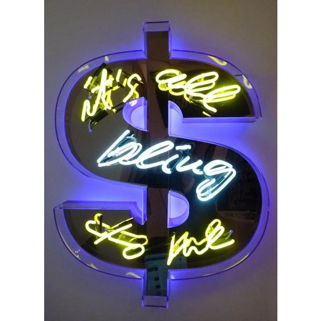 Metal Max Wiedemann, It’s All Bling to Me, 2015, Neon Lamp For Sale - Image 7 of 7