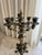 1900 - 1909 Antique 1900s Bronze Six Arm Candelabra For Sale - Image 5 of 8