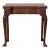 18th Century George I Mahogany Club Footed Game Table With Suede Interior For Sale