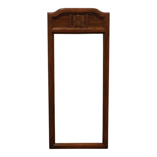 Bassett Furniture Rustic Country French 19" Dresser / Wall Mirror 1089-235 For Sale