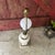 Vintage Italian Marble & Alabaster Urn Lamp 13" Elegant Design With Brass Accents For Sale - Image 14 of 18