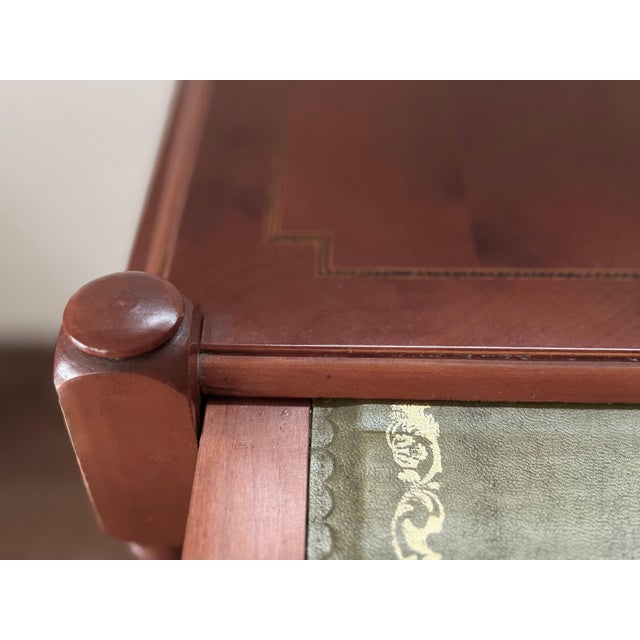 Oak Nightstands with Gallery Top and sliding hide tray. It has a low drawer