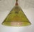 Pair of Olive Green Murano Pendant Lights, Italy For Sale - Image 12 of 13