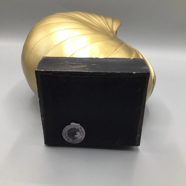 Faux Gold Shell on Black Base For Sale - Image 10 of 13