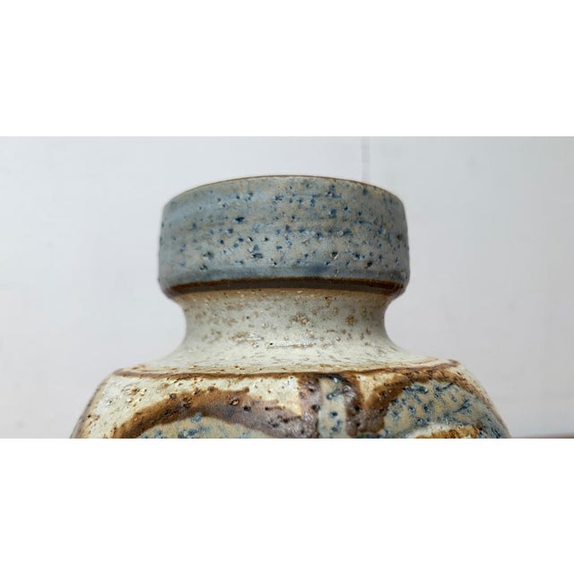 Mid-Century Danish Stoneware Vase from Søholm, 1960s For Sale - Image 16 of 17