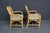 MCM Style Fan Back Bamboo & Rattan Armchairs – Set of 4 For Sale - Image 17 of 18