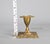 Antique French Solid Brass Repousse Floral Candlestick Holder For Sale In Greenville, SC - Image 6 of 6