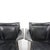 Solaria Chairs in Black Leather by Tito Agnoli for Arrben, 1970s, Set of 2 For Sale - Image 11 of 18