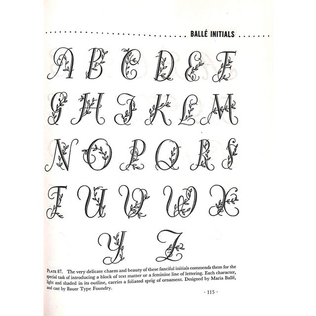 "Lettering From a to Z" 1946 Hornung, Clarence P. For Sale In New York - Image 6 of 11
