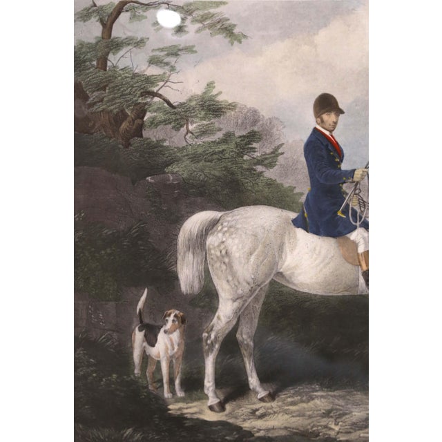 19th Century English Fox Hunting Engraving After W. & H. Barraud in Wood Frame For Sale - Image 4 of 13