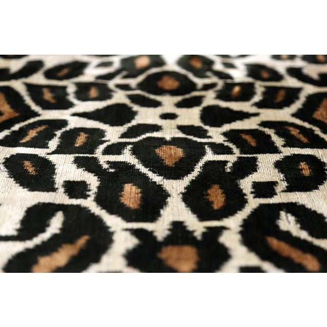 Leopard Pattern Velvet Pillow - 16x16 In For Sale In San Francisco - Image 6 of 11