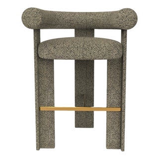 Modern Cassette Bar Chair in Safire 01 by Alter Ego For Sale