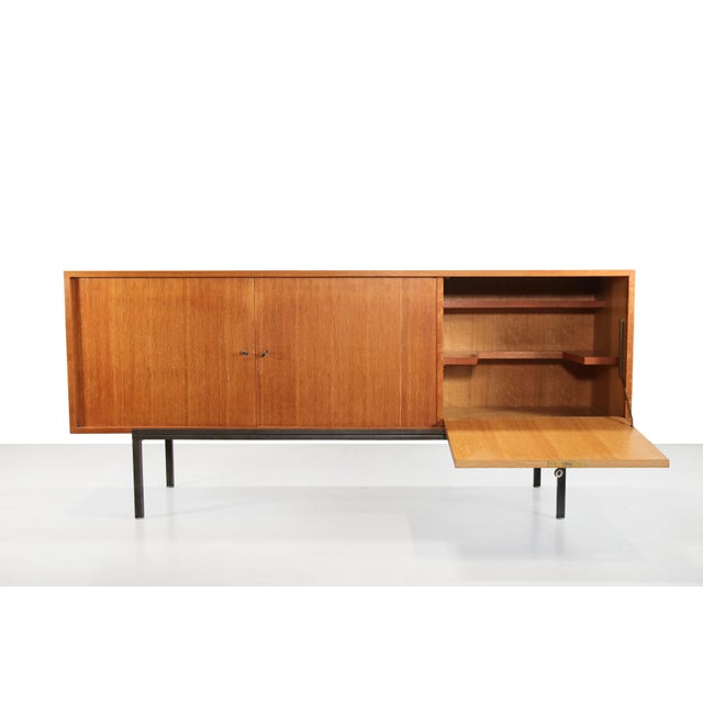 Mid-Century Modern Oak Sideboard, France, 1950s For Sale - Image 3 of 7