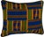 Ink Blue Vintage African Design Sherma Turkish Cotton Pillow For Sale - Image 8 of 8