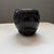 Native American Vintage Black Santa Clara Pueblo Vase Signed by Billy Cain. For Sale - Image 3 of 6