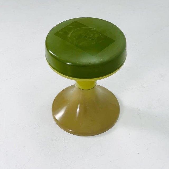 Green Space Age Stool from Emsa West Germany, 1980s For Sale - Image 8 of 11