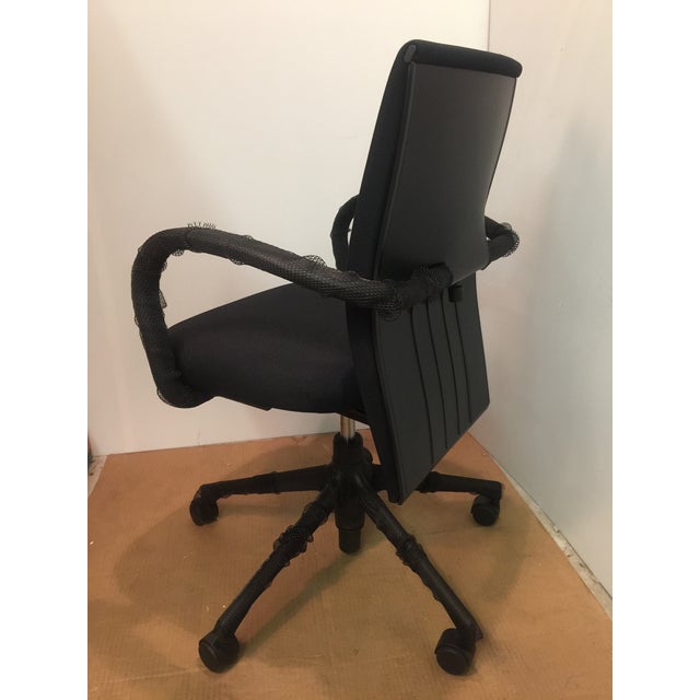 2000 - 2009 Vitra Ac1 Black Swivel Armchair For Sale - Image 5 of 13