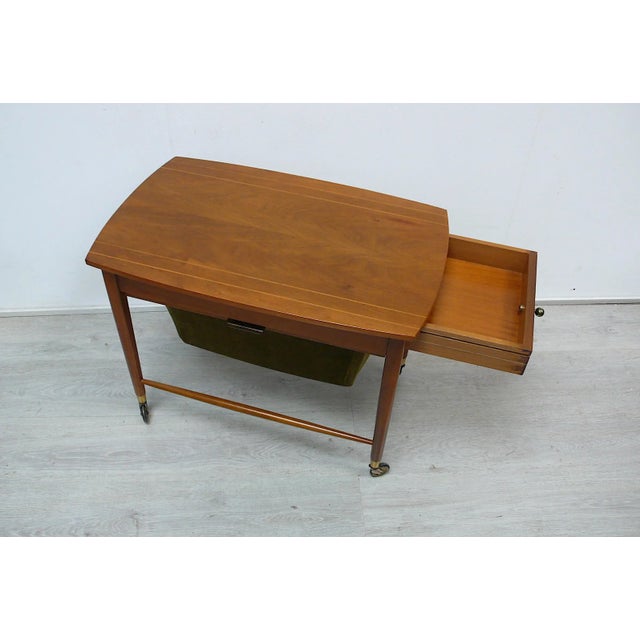 Mid-Century Modern Sewing Table from Ilse Möbel, Germany, 1950s For Sale - Image 4 of 10