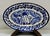 Celebrate classic Mexican design with this Anfora Mexico blue and white oval ceramic platter, marked “Hecho en México /...