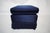 Late 20th Century Blue Ottoman With Fringed Skirt For Sale - Image 4 of 8